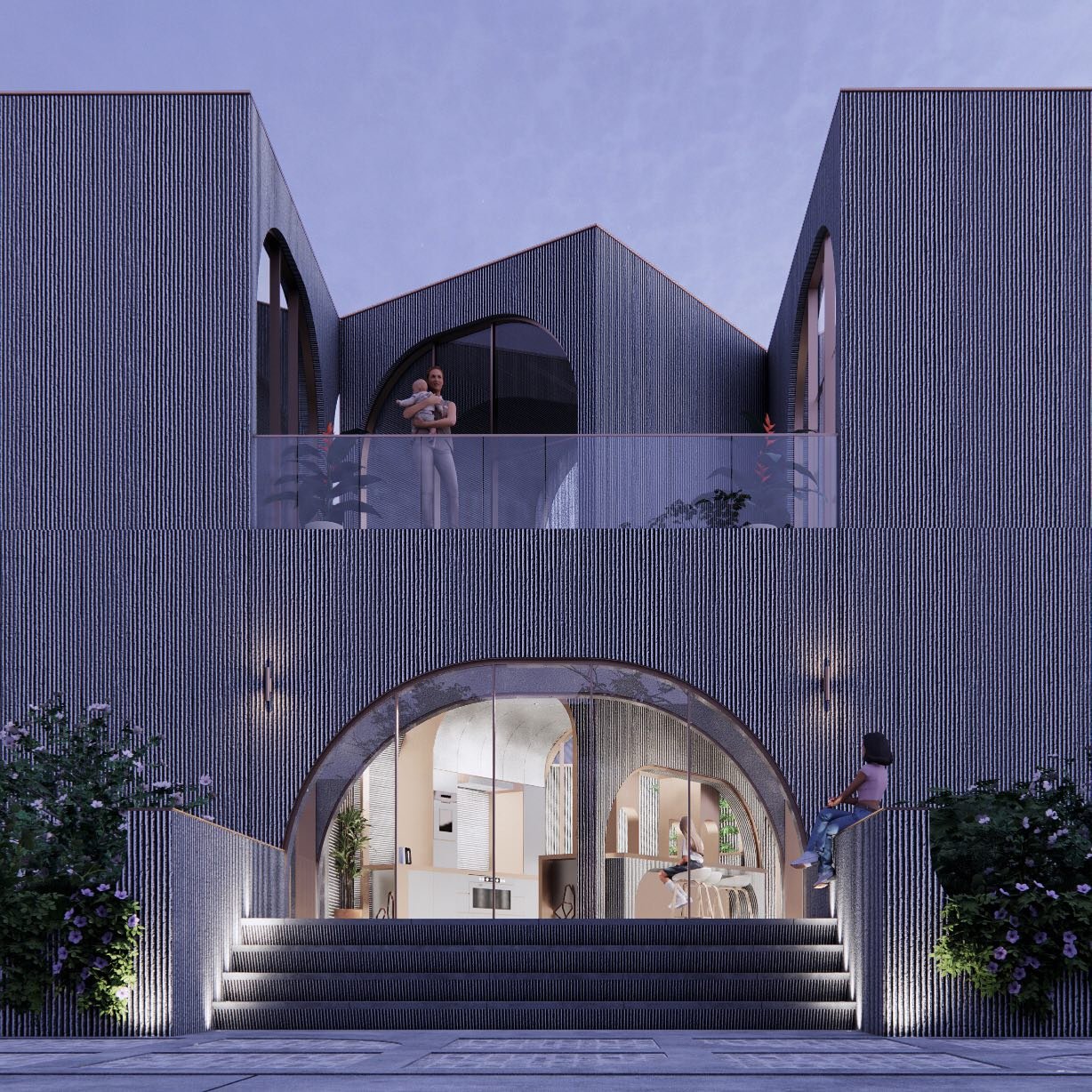 Casa Cube interior