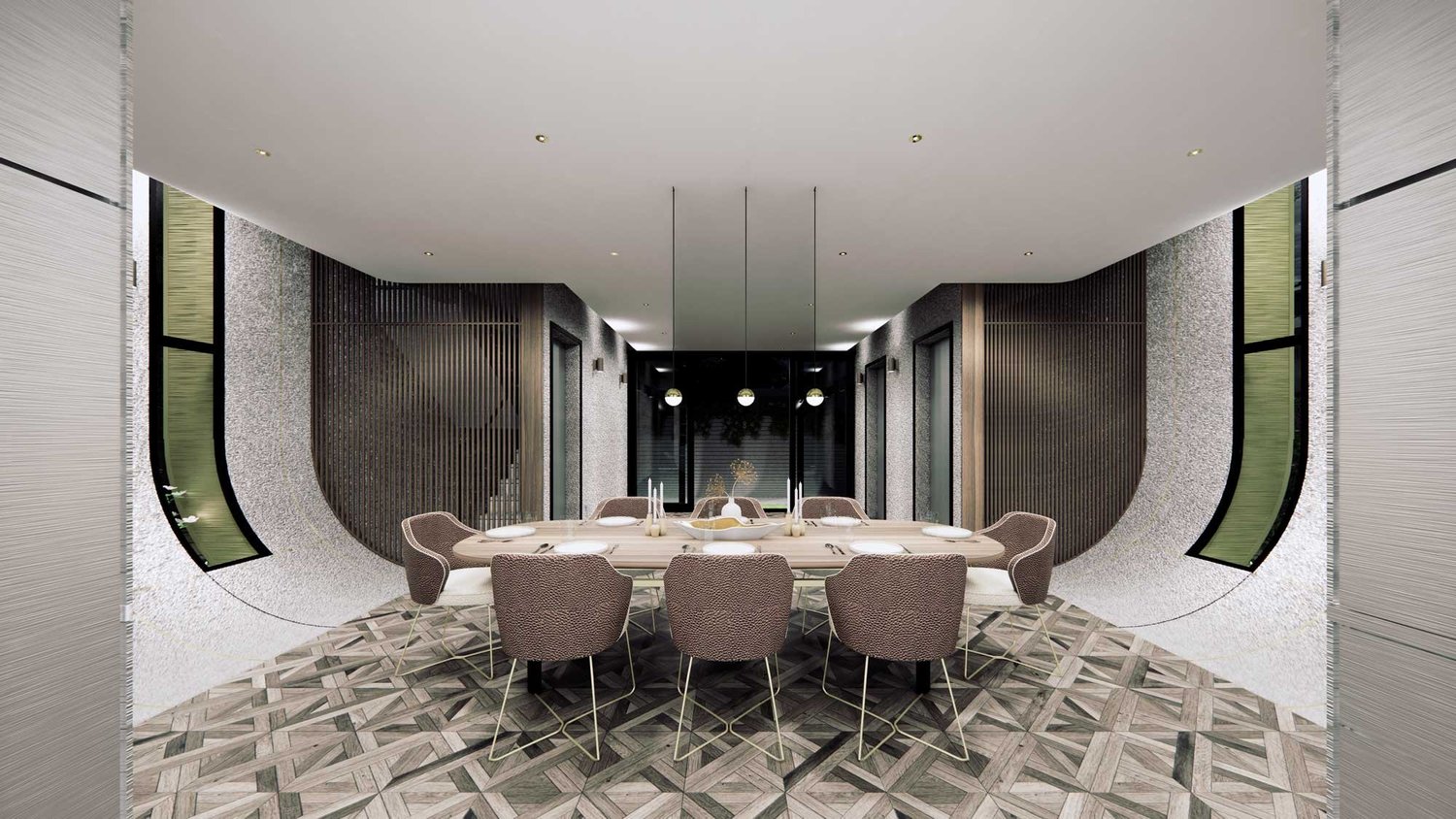 Stepped House Interior Design